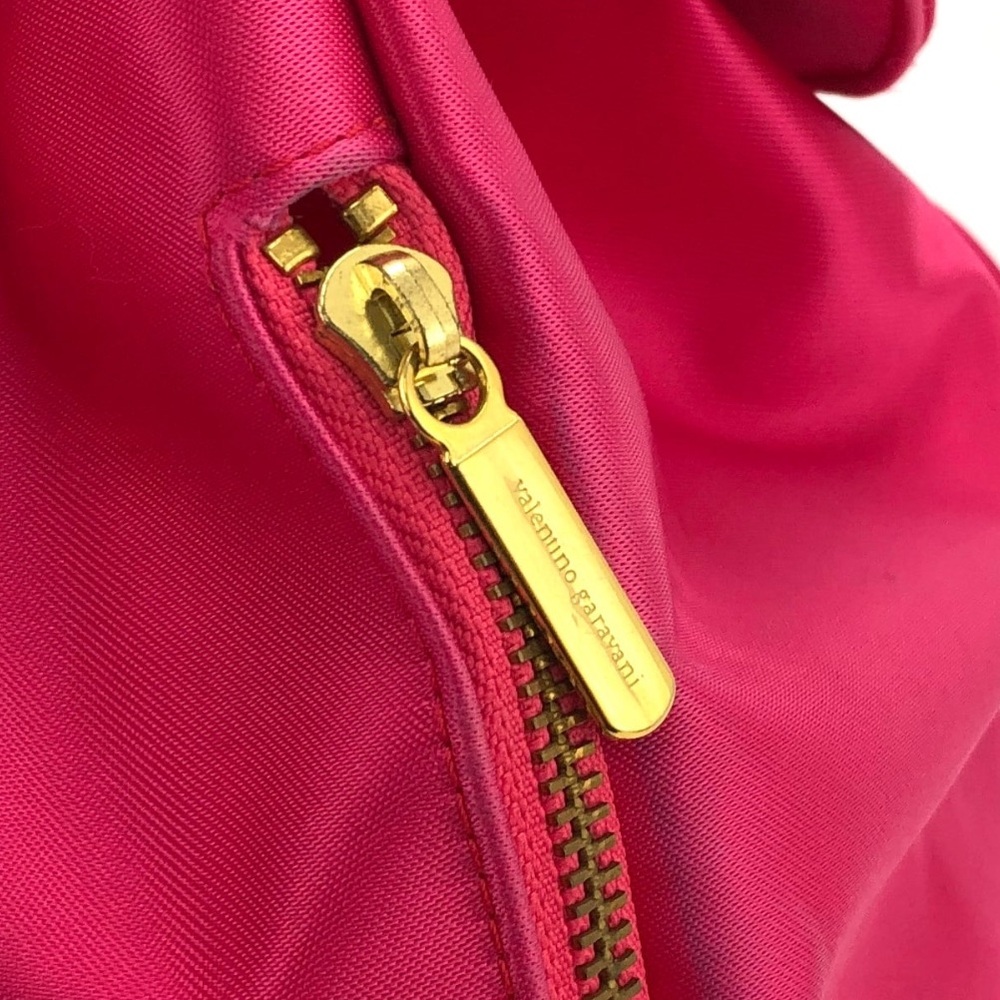 VALENTINO GARAVANI Nylon Backpack Pink Vintage - Picture 9 of 16